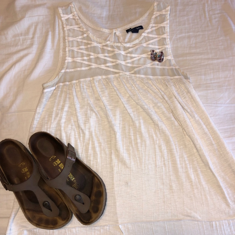 American Eagle Mesh Tank